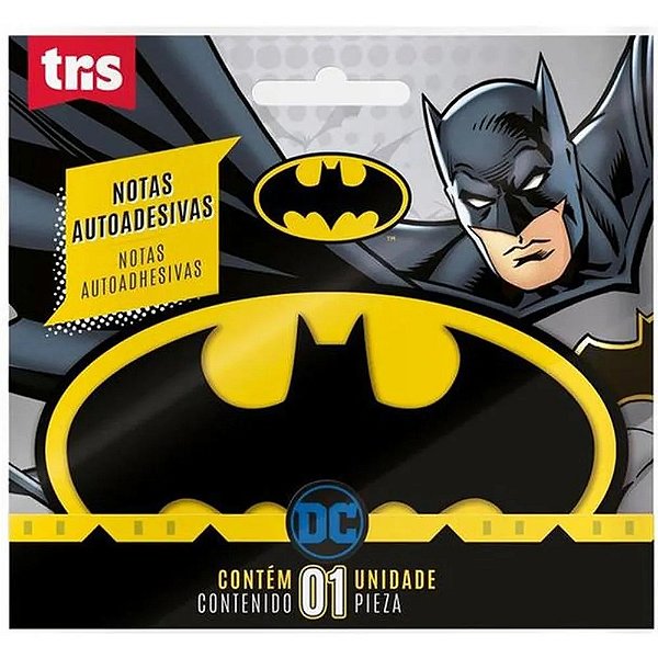 Bloco Adesivo Batman 100f 612799 Tris