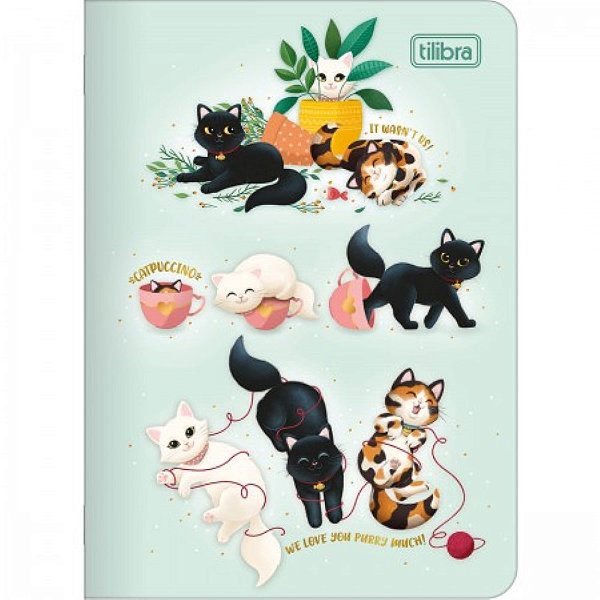 Caderneta Cd Perffect Cats 32fls Tlibra 350311