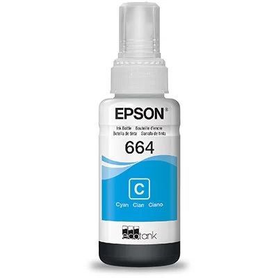 Epson T664220 Refil De Tinta Ciano Epson