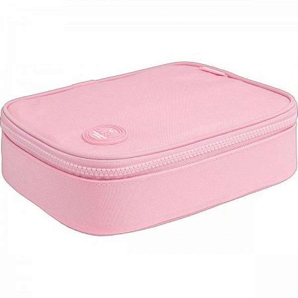 Estojo Box Happy Rosa 348635 Tilibra