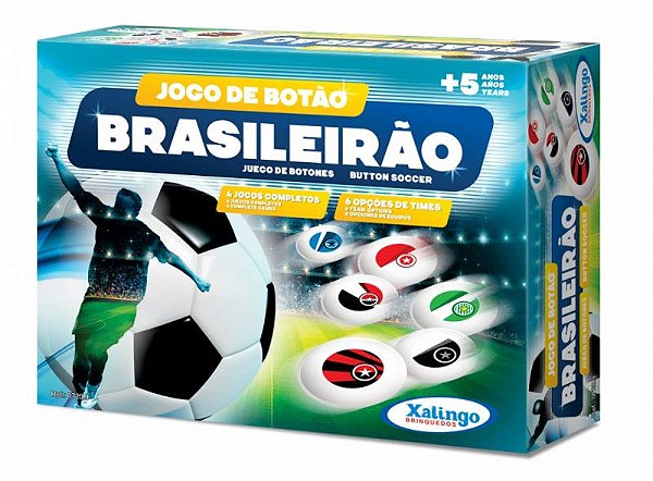 Brinquedo Jogo De Botão Brasileirão 0720.9 Xalingo