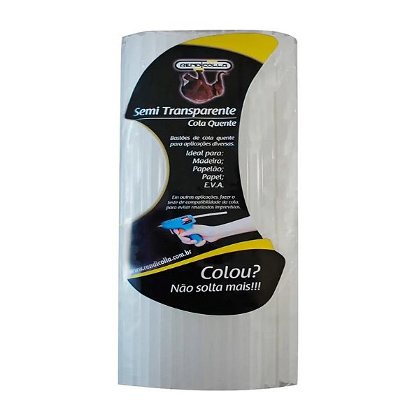 Cola Quente Refil Grosso Semi Transparente Rendicola 11,2X30CM 1kg