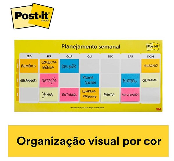 Post-It Calendario Semanal C/2bl 3M HB004605661