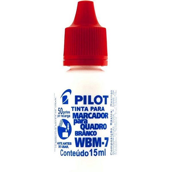Tinta P/ Marcador Quadro Branco 15ml Vermelho Pilot