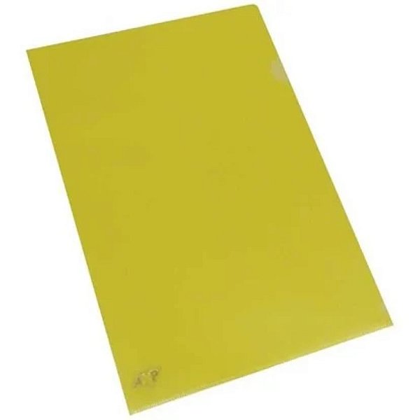 Pasta L Oficio 230x33 Amarelo C/10