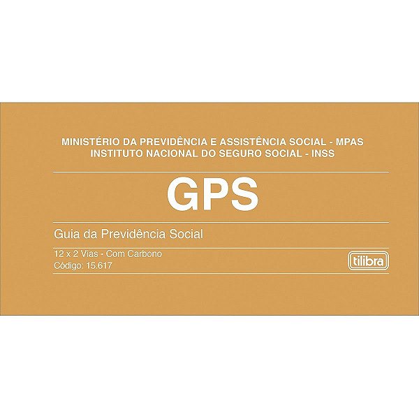 Gps Carnê 2 Vias Tilibra 156175 C/5 Unidades