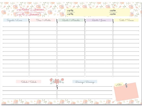 Bloco Planner Permanente Detalhes 10119 Sd