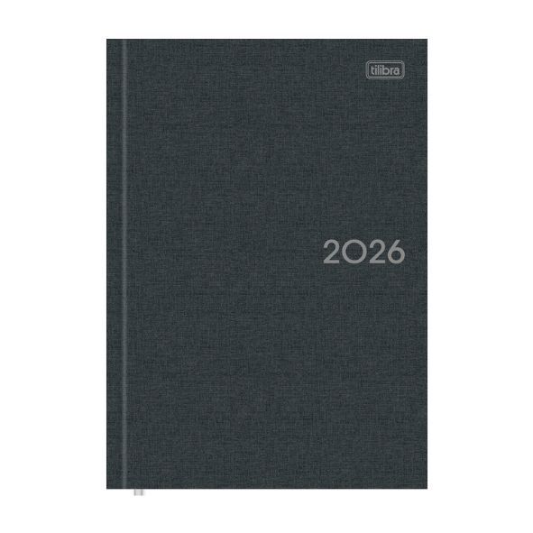 Agenda Milano Cost Preta M5 356506 Tilibra