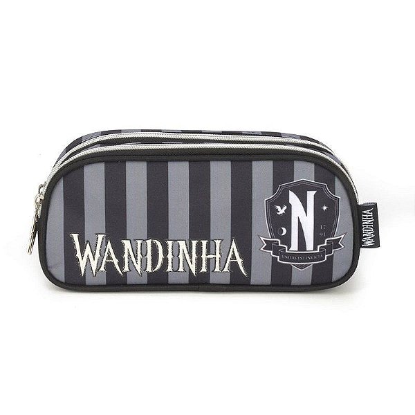 Estojo Duplo Wandinha Et47267wd-Pt Luxcel