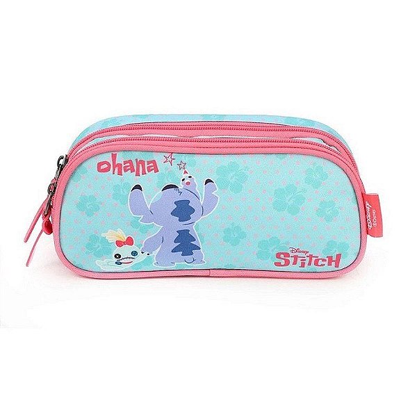 Estojo Stitch Turquesa Et46985sc-Tq Luxcel