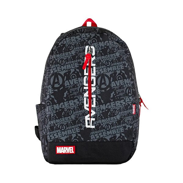 Mochila Avengers Preta Ms47007ag-Pt Luxcel