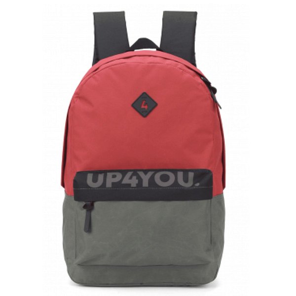Mochila Up4you Cinza/Vermelha Ms46322up Luxcel