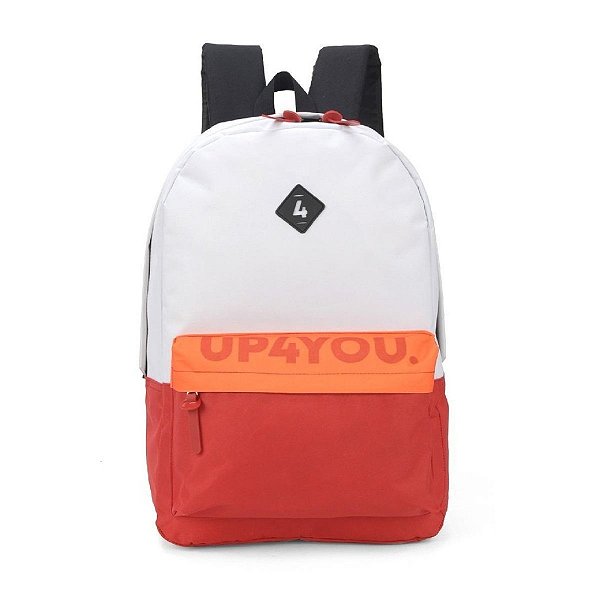 Mochila Up4you Vermelha/Branca Ms46322up Luxcel
