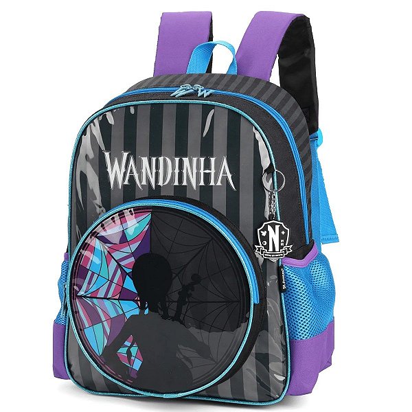 Mochila Wandinha Preto Is39841wd Luxcel