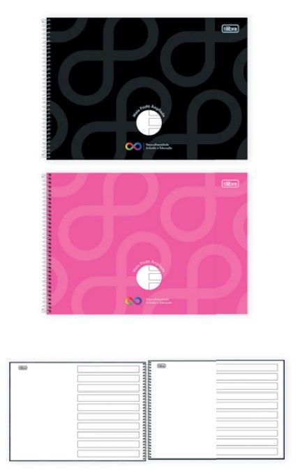 Caderno Espiral Capa Dura 1/4 Minnie 80 Folhas Tilibra