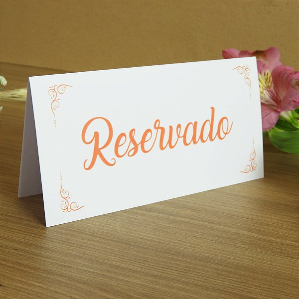 Reservado Mesa Casamento - Elegance
