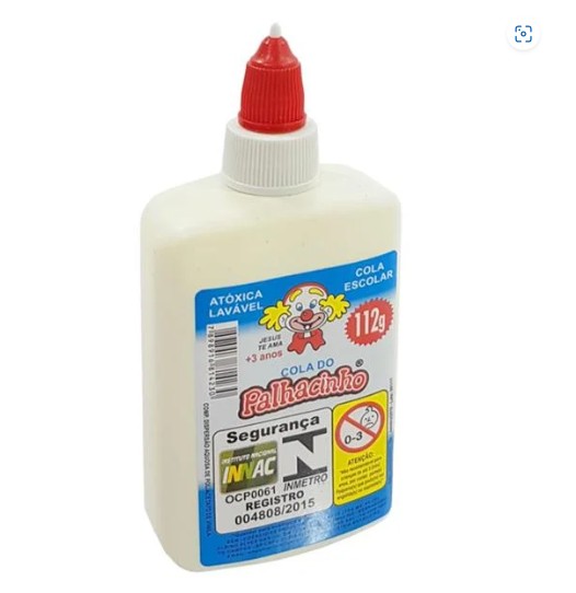 Cola Branca Palhacinho 112g Sm