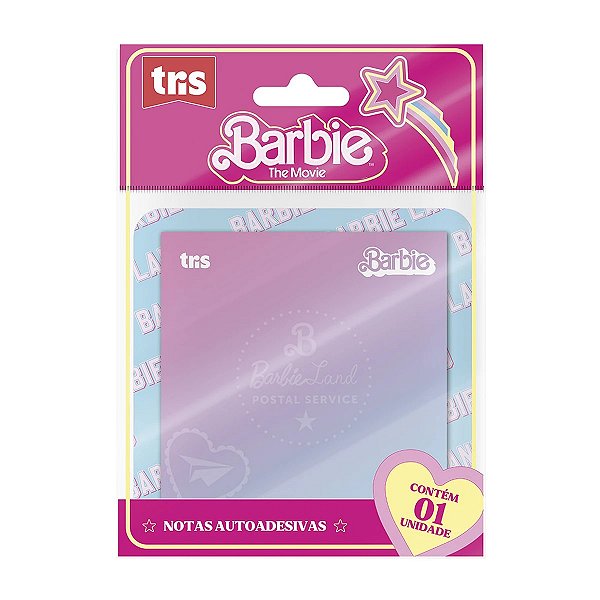 Kit De Notas Autoadesivas Barbie Filme C/50f 902306 Tris