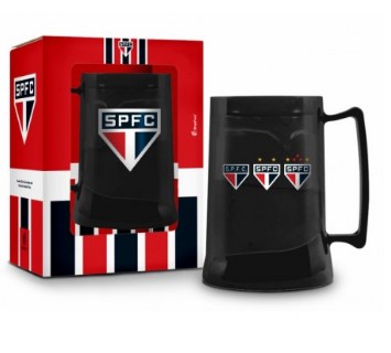 Caneca Gel Sao Paulo Escudos 300ml 12619 Brasfoot
