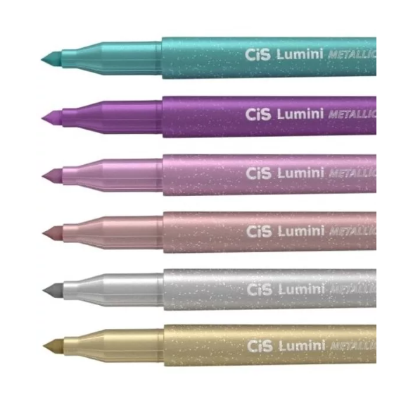 Caneta Marca Texto Cis Lumini Metallic 4.8708