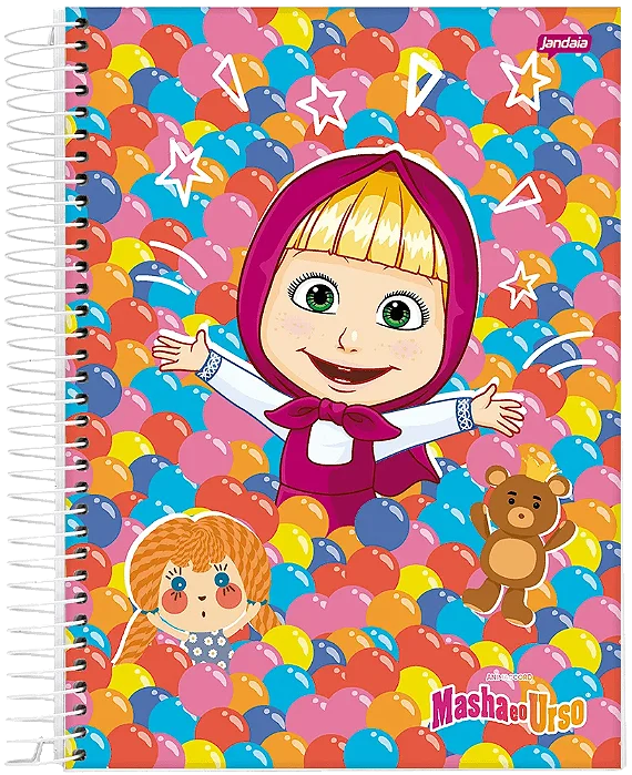 Cad Cd 1x1 Masha E O Urso 80fls 69215 Jandaia