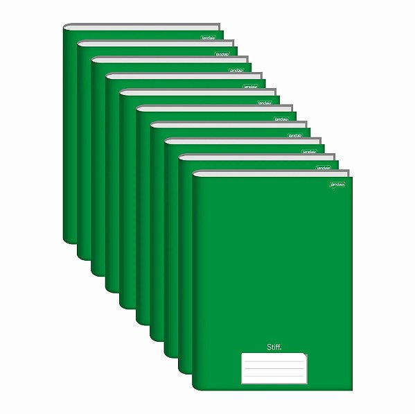 Kit C/10 Brochura Cd 80f Verde Jandaia 68807