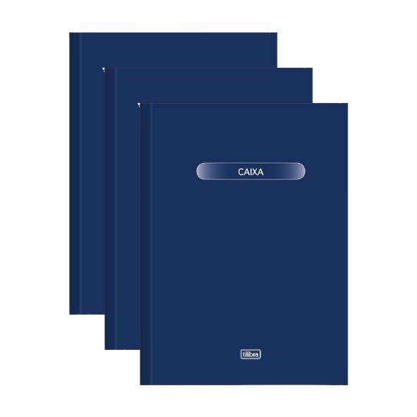 Kit C/3 Livros Caixa Gr 100fl Tilibra 120413