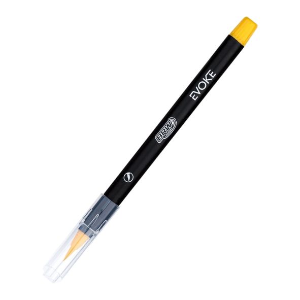 Marcador Brush Pen Amarelo Un Bp1204 Brw