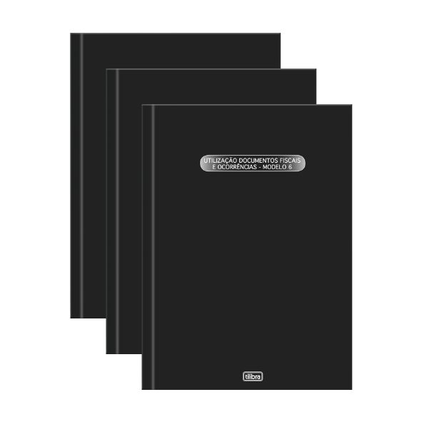 Kit C/3 Livros Reg. Ut Docto Fis Mod6 50f Tilibra 121169