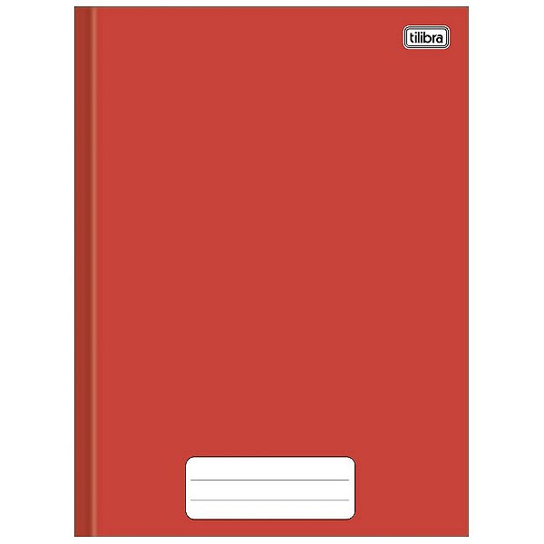 Brochura Caderno 80f Pepper Vermelho Tilibra 235822