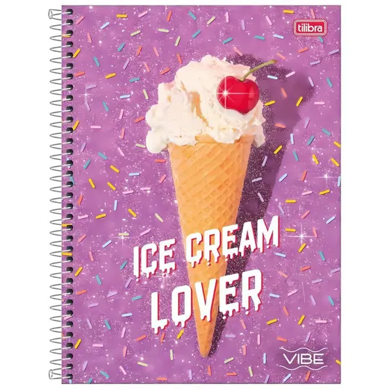 Caderno Capa Dura 10x1 Vibe Fem 160f Tilibra 395269