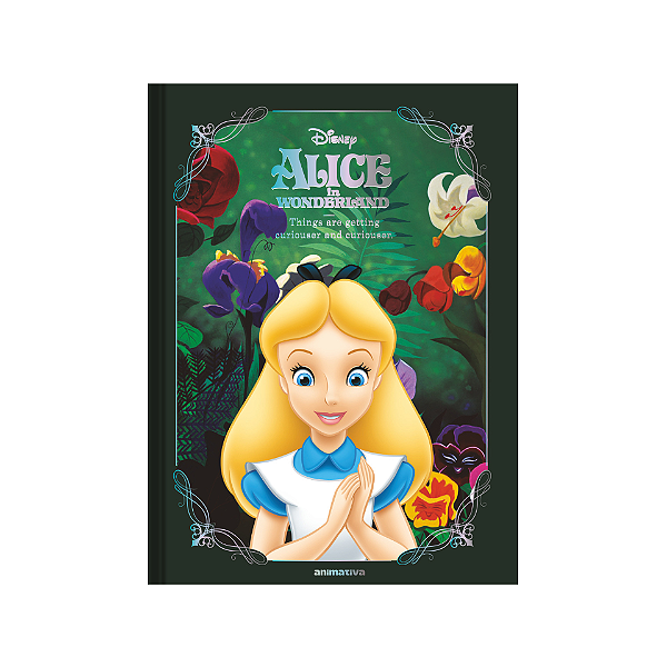 Caderno Cd 10x1 Colegial Alice no País das Maravilhas 160fls 10831 Sd Animativa