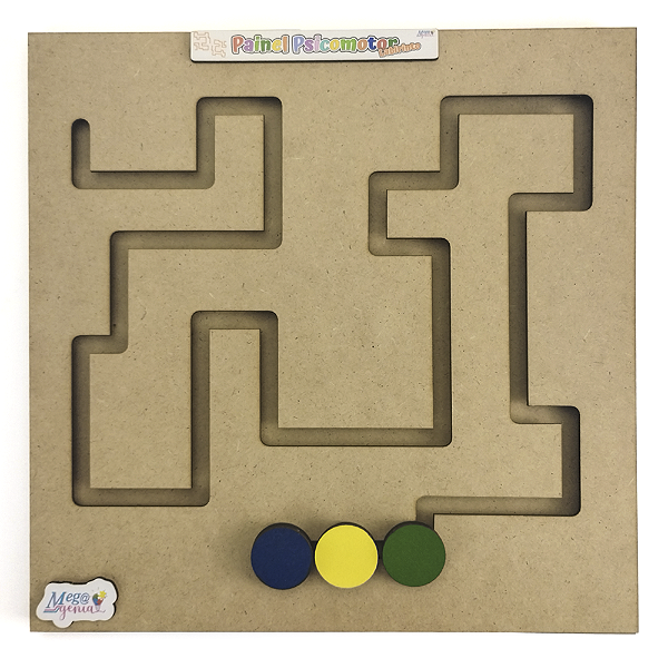 Brinquedo Educativo Madeira Coordenação Motora Labirinto