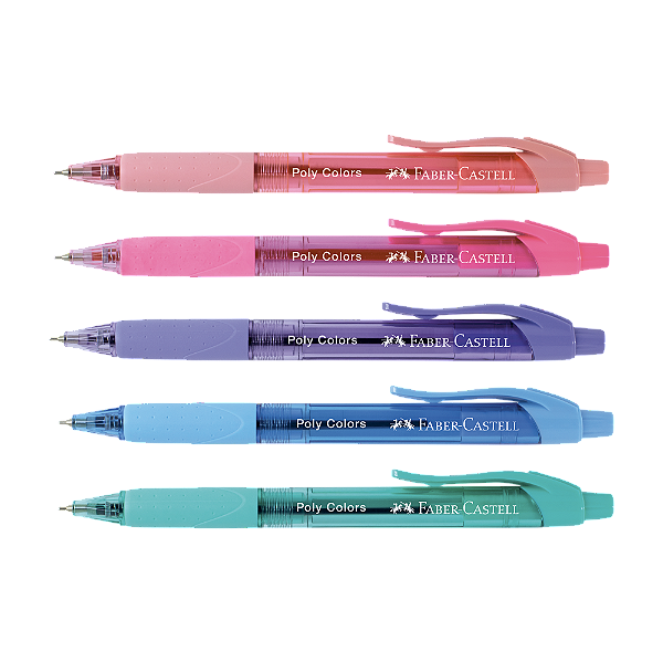 Caneta Faber Poly Colors 0.7 543255 Un
