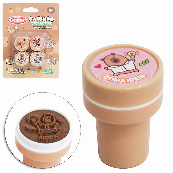 Carimbo Pedagogico Capivara 6875 Goller c/4