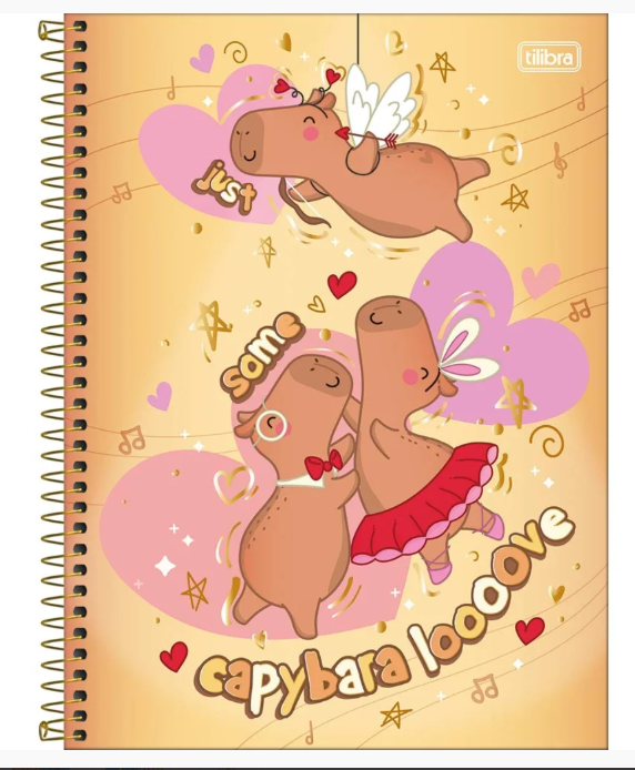 Caderno Capa Dura 1x1 Capyclub 80fls Tilibra 359203