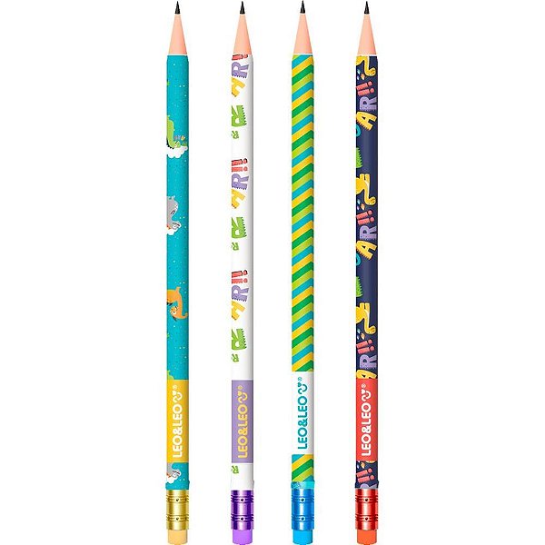 Lapis C/ Borracha Leo Dino Sortidos 72194