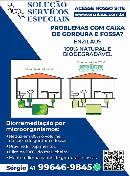 Micro-organismos para Caixa de Gordura Enzilaus Residencial