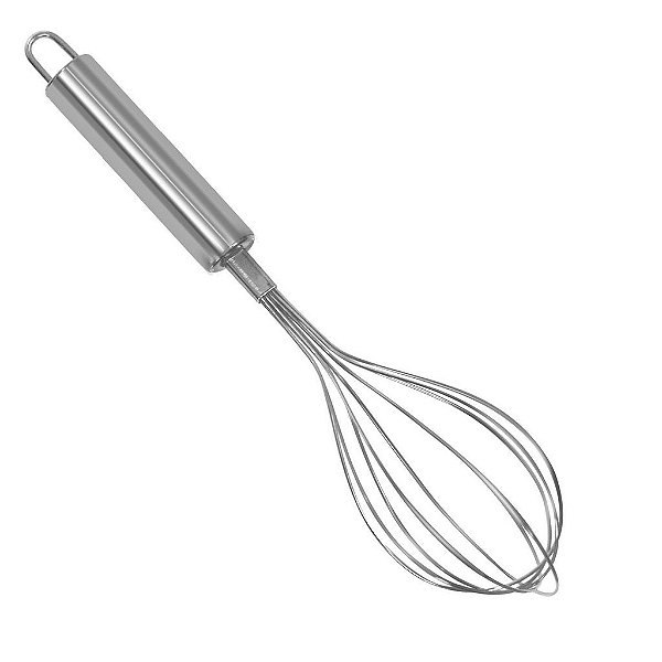 Batedor de Claras em Aço Inox 30CM UnyHome.