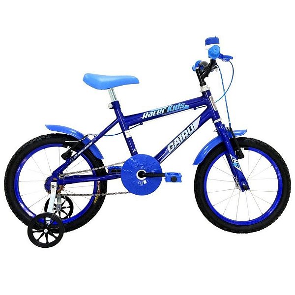 Bicicleta Cairu 16 Mtb Reb.Masc Racer Kids Azul