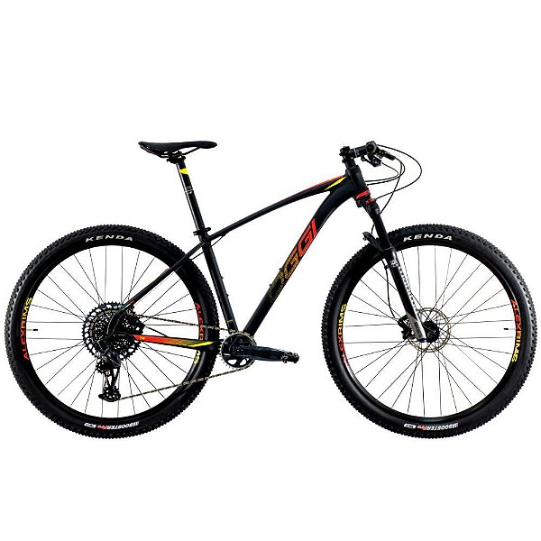Bicicleta Oggi 29 Bw 7.6 Gx 12v Pto/Verm/Amar Tam 19 2021