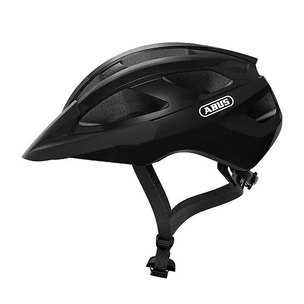 Capacete ciclismo abus macator preto brilhante tam. G  58 - 62 cm