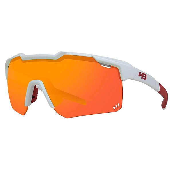 Oculos Hb Shield Compac R Pearled White Multi Red
