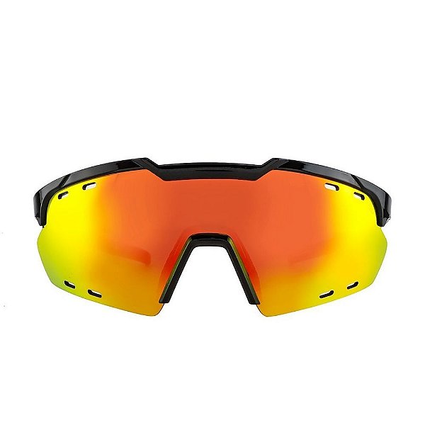 Oculos Hb Shield Compac R Matte Navy Multi Red