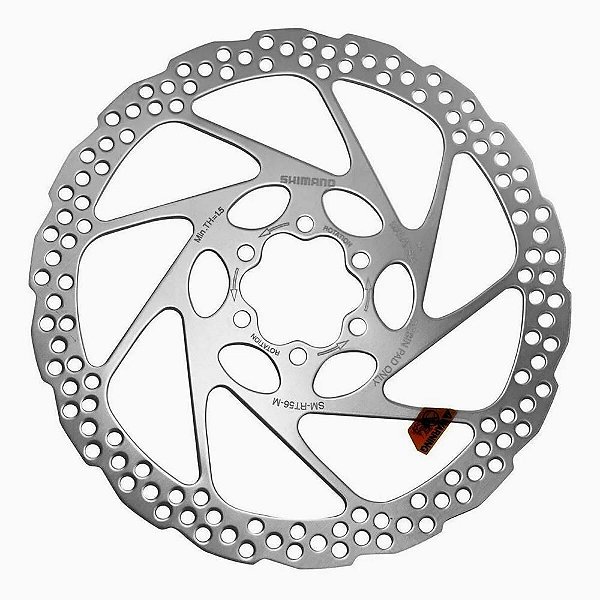Disco Freio Shimano Dian/Tras 160mm 6 Paraf Rt56