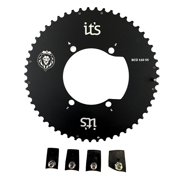 Coroa Ictus Indexada BCD 110 Assimetrica (Compatível Shimano)