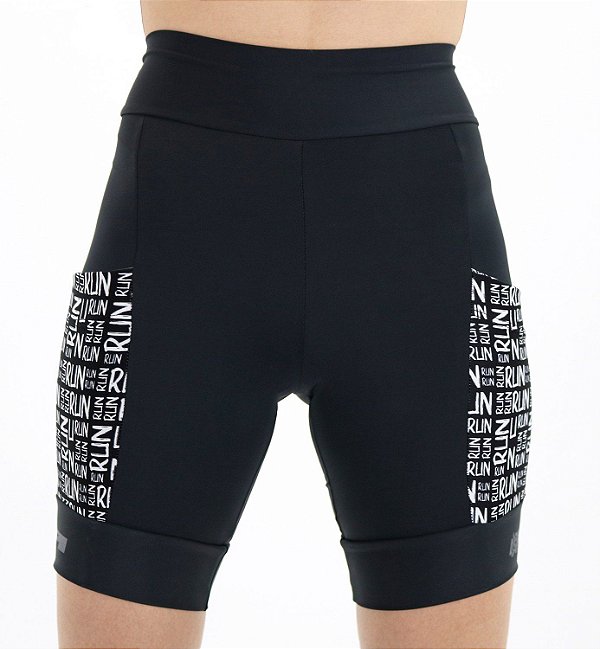 Bermuda De Compressao Feminina Hupi Run Longa Tam: P
