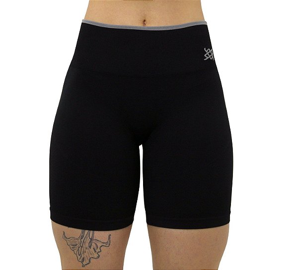 Bermuda Hupi Seamless Longa Preto Tam: GG