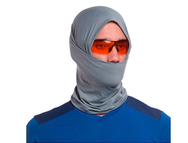 Bandana Tube Sol Unisex Unico Cinza