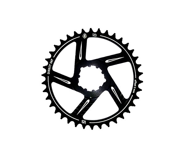 Coroa Ictus Direct BOOSTER Offset 3MM 38 T Preta